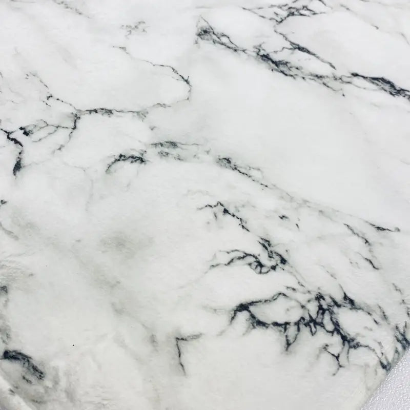 Marble Indoor Mat - Modern Soft Bathroom Decor 15.75x23.62in