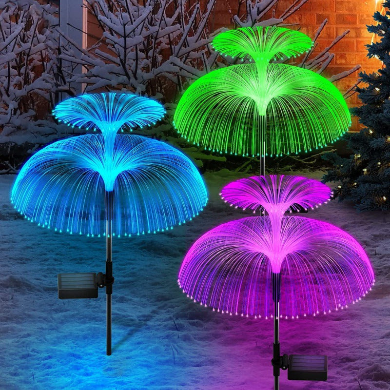 Solar Jellyfish Light - Outdoor Stainless Steel Decor