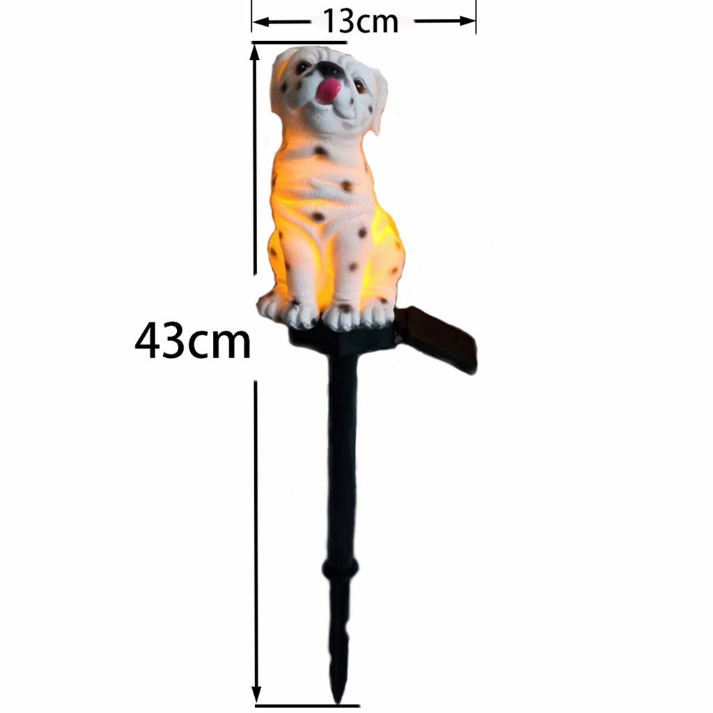 Solar LED Dog Garden Light - Outdoor Decor Sculpture