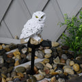 Solar Owl Garden Stake Light - Resin Outdoor Decor