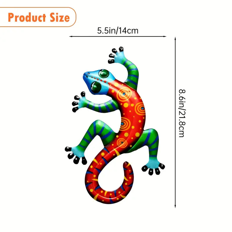 Gecko Wall Hanging Decor for Indoor and Outdoor Use