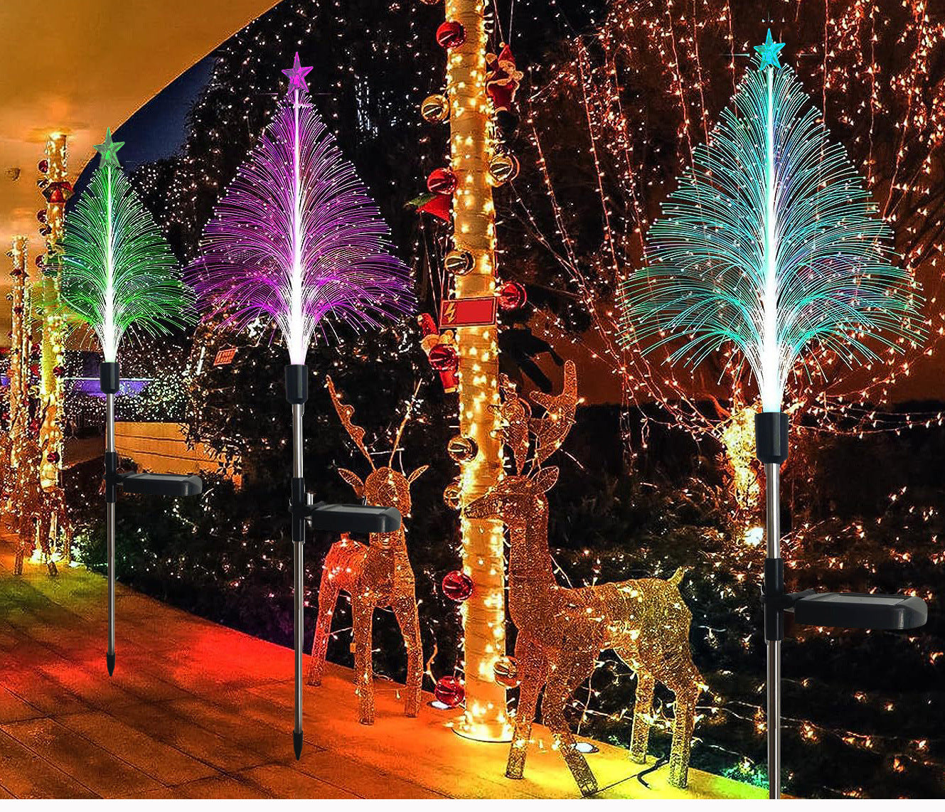 Solar Jellyfish Light - Outdoor Stainless Steel Decor