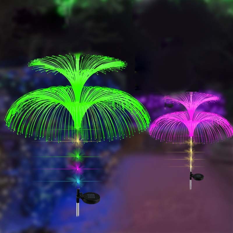 Solar Jellyfish Light - Outdoor Stainless Steel Decor