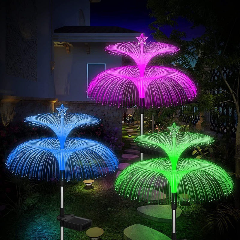 Solar Jellyfish Light - Outdoor Stainless Steel Decor