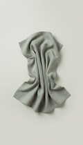 Soft sage linen throw blanket
