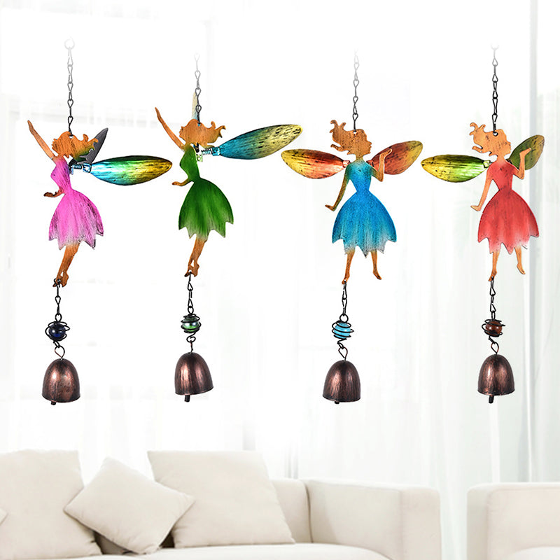 Fairy Angel Metal Wind Chimes for Outdoor Decor