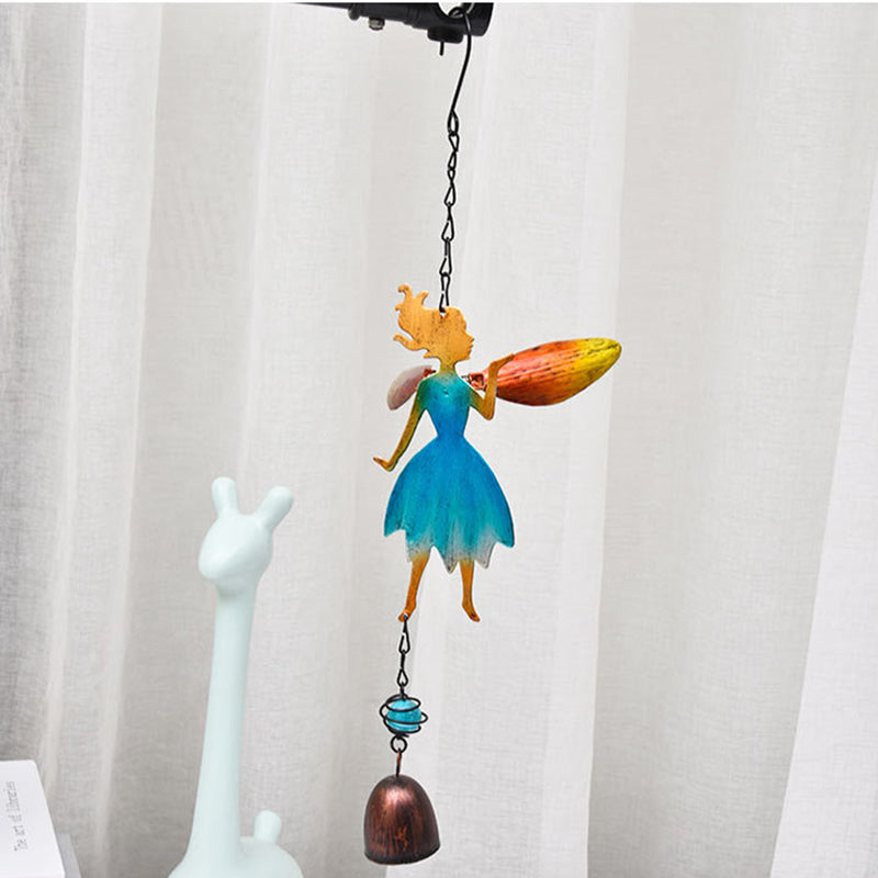 Fairy Angel Metal Wind Chimes for Outdoor Decor