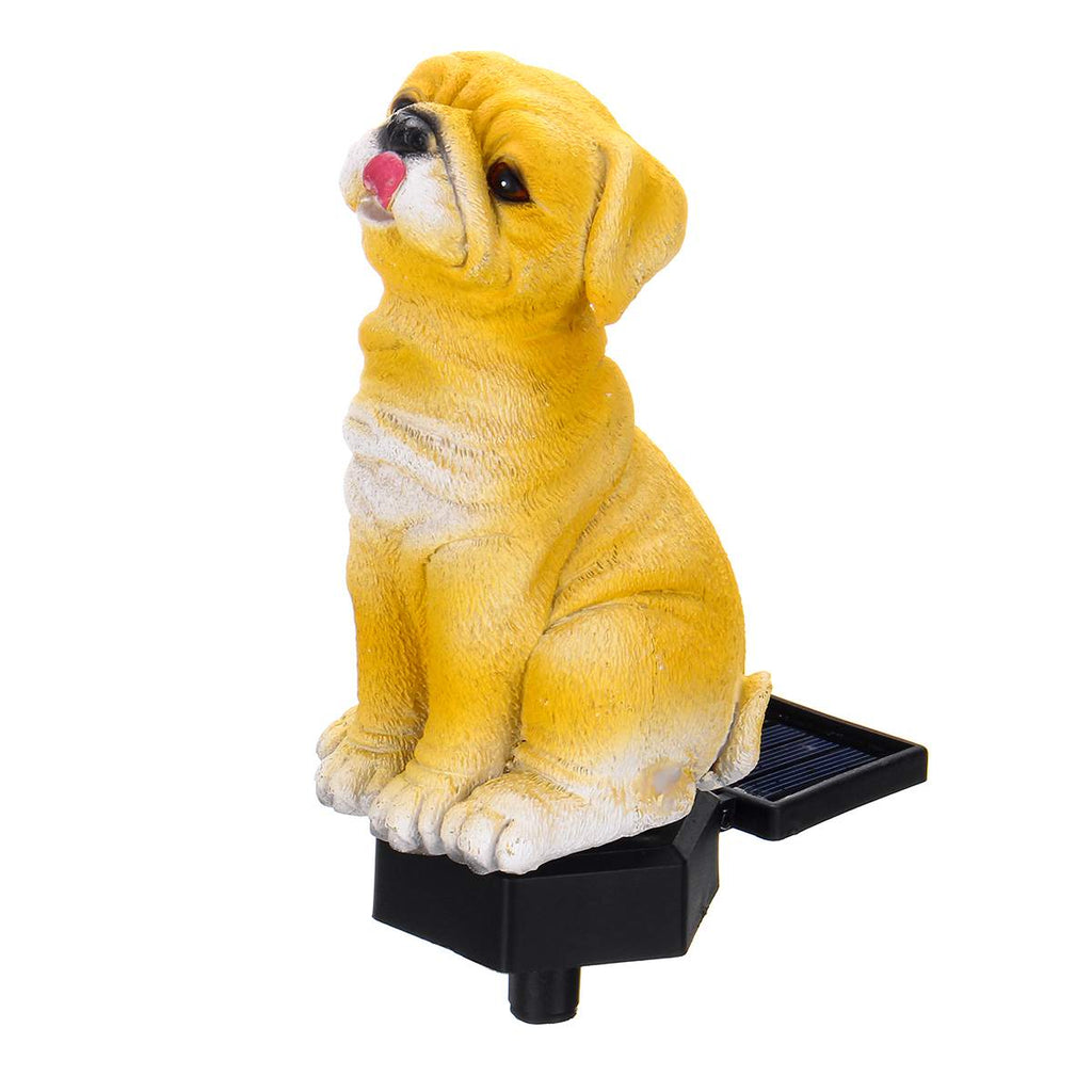 Solar LED Dog Garden Light - Outdoor Decor Sculpture