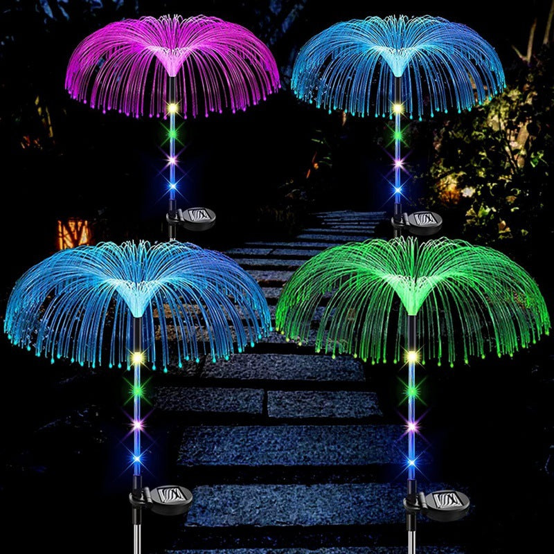 Solar Jellyfish Light - Outdoor Stainless Steel Decor