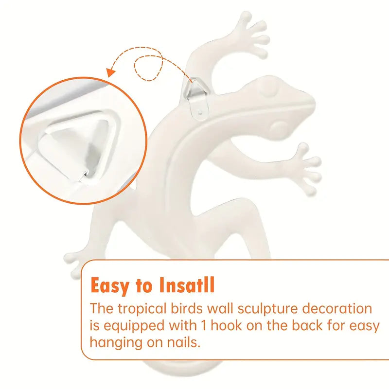Gecko Wall Hanging Decor for Indoor and Outdoor Use