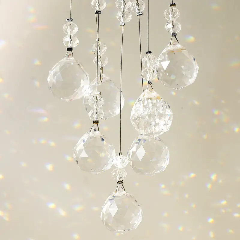 Creative Crystal Tree Suncatcher for Outdoor Decor