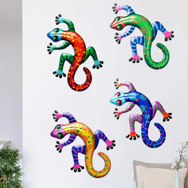 Gecko Wall Hanging Decor for Indoor and Outdoor Use
