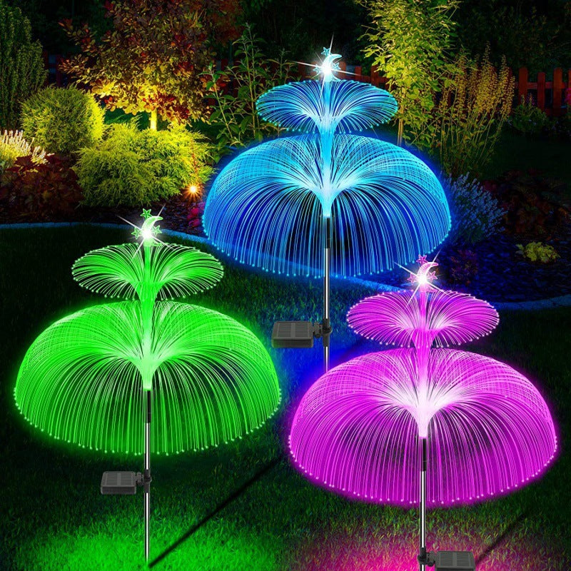 Solar Jellyfish Light - Outdoor Stainless Steel Decor